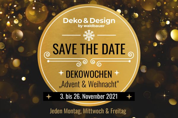 Dekowochen im November 2021 - Save the date
